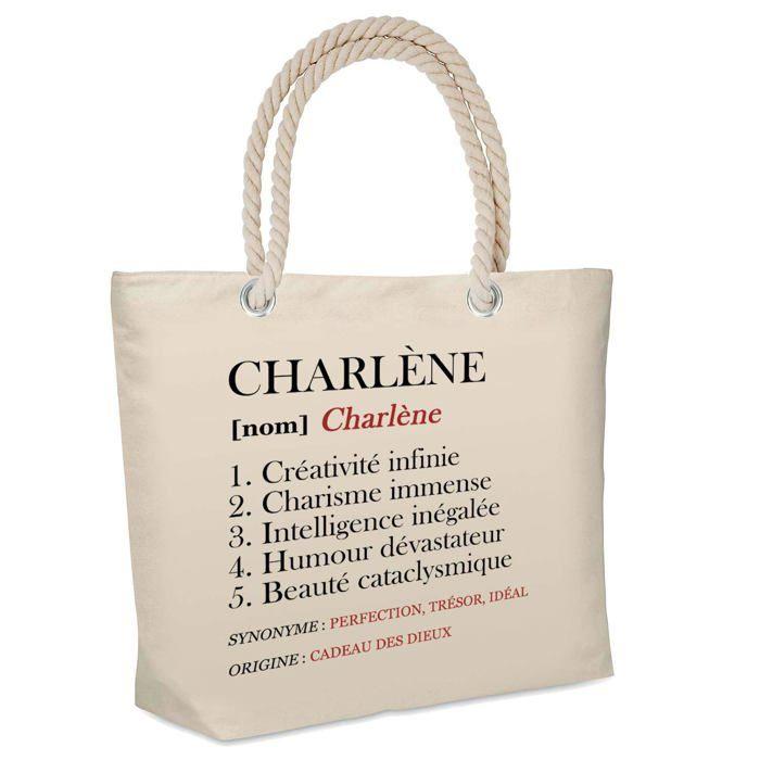 Sac de plage - PLANETEE - Charlène Définition - Isotherme - Coton imprimé France - Grande contenance
