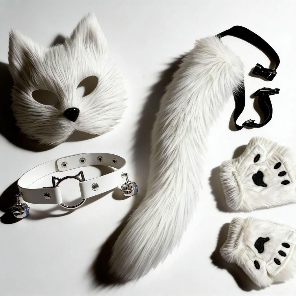 Cat Ear Bell Headband & Hairpin Set - Festive Headdress