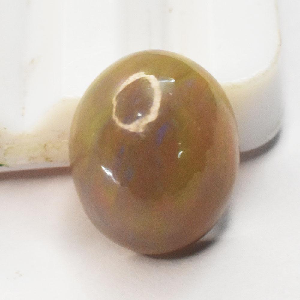 Natural 2.3 Ct Certified Multi Color Opal Cabochon Gemstone Best For Gift Her