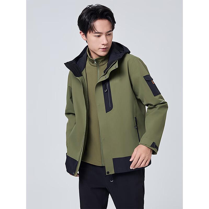 SCALER Men's Outdoor Softshell Jacket F2415986