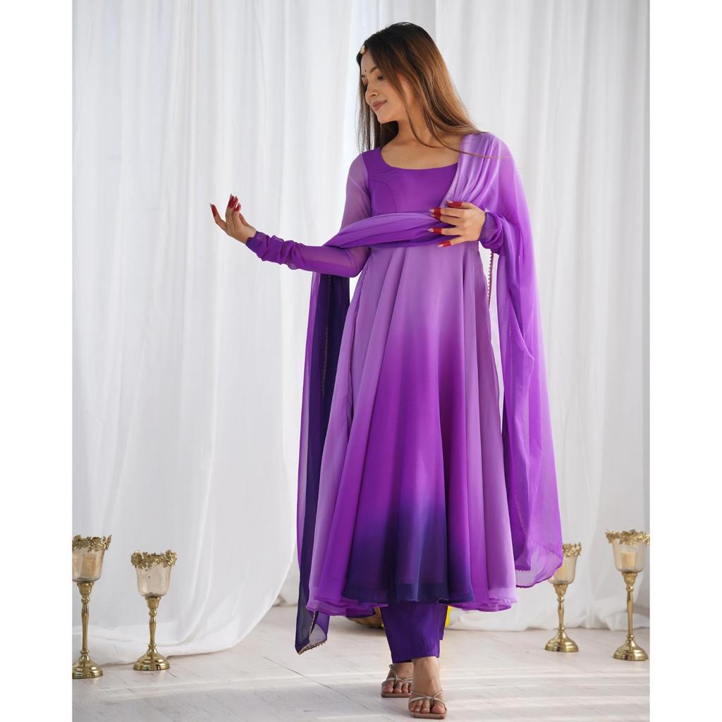 Schönes Paksiatni Anarkali Gown Anzug Indisch Bollywood Partywear Salwar Kameez