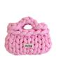 Acho Knitted Butter Mini Tote Bag_Pink