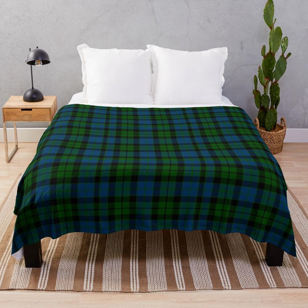 Clan Mackie Tartan Throw Blanket