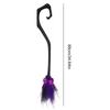 Halloween Witch Broom Witches Brooms With Ribbon Portable Scary Decorations For Front Door Outside Yard Wall Porch Home