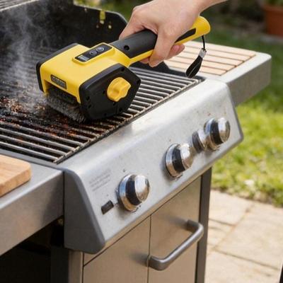 Spazzola per Pulizia Griglia BBQ con Luce LED Spazzola Wireless per Pulizia Profonda Griglia da Barbecue