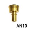AN4 AN6 AN8 AN10 AN12 Quick Release Fittings Adapters Stopper Plug Male Push In Straight Aluminum Universal Gold Hose End Cover