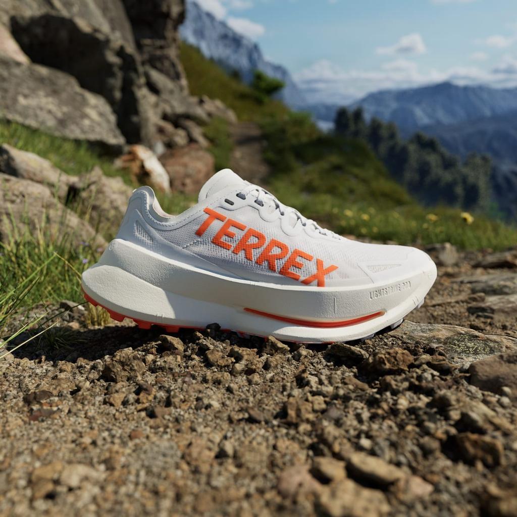 adidas Terre Agravic Speed Ultra Trail Running IH3767 Women's Terrex Sports Shoes Cloud White / Impact Orange / Dash Grey