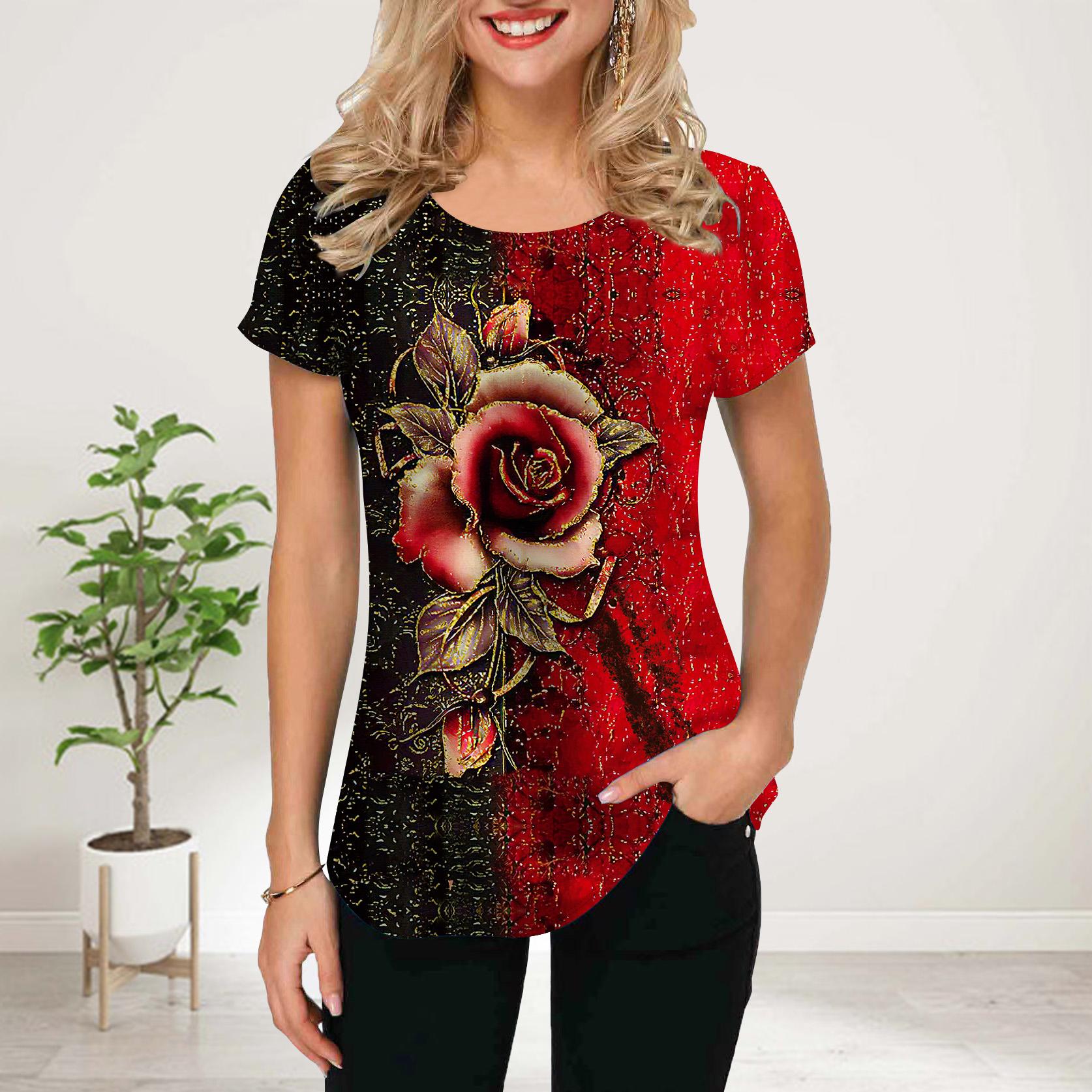 

Женская летняя футболка с синим принтом в виде дельфина, футболки с коротким рукавом, повседневные топы с принтом 8XL