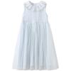 Hacikis Girls' Summer Petal Collar Princess Vest Dress