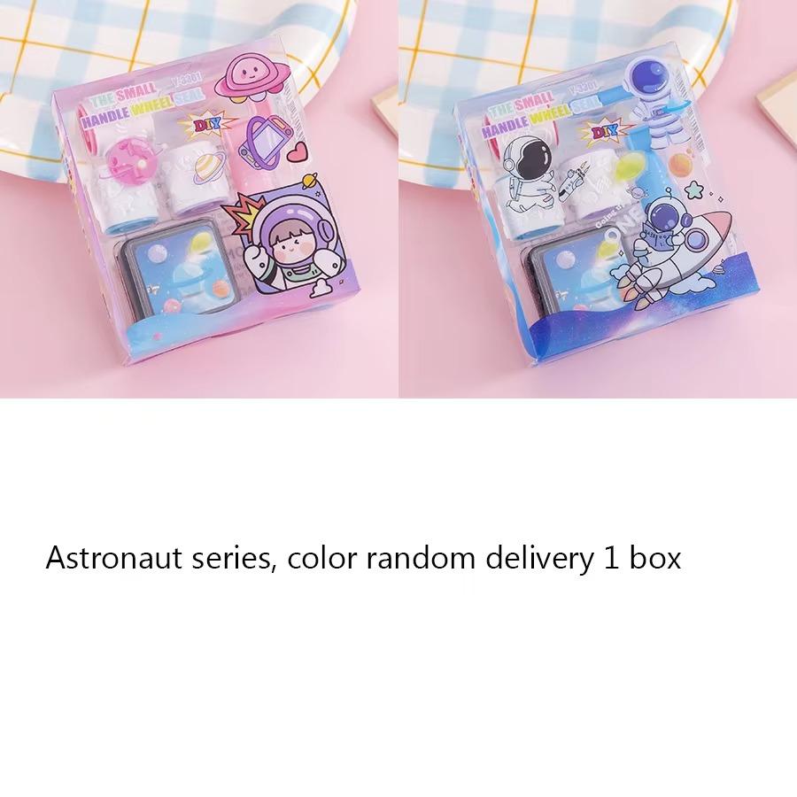 Stamp Toys 1PCS Children's Cartoon Cruise Ship Stamp Girl's Handbook DIY Special Work Creative Set