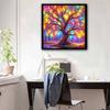 New Arrival 5D DIY Full Circle Diamond Painting "Colorful Tree" Embroidery Cross Stitch Home Decor Gift