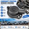 Housing-Only Camshaft Position Sensor Cover, Part Number 30650664, with ABS Construction and Multiple Metal-Insert Mounting Locations 9186812 for C70