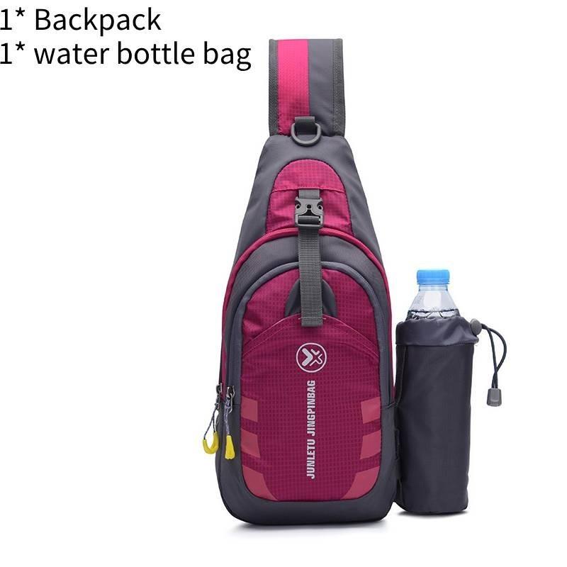 

Durable Nylon Crossbody Bag For Travel And Sport Unisex Chest Pack
