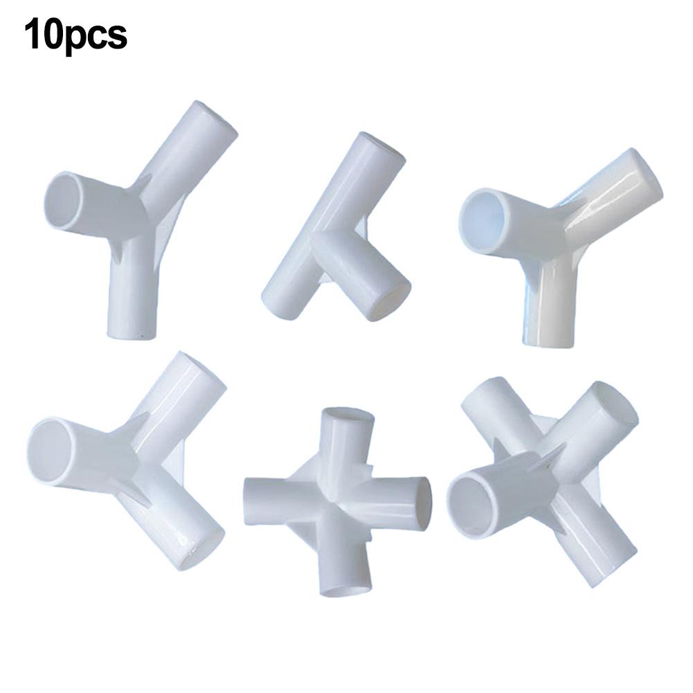 Camping Tent Pole Connector Canopy Pole Tee Connector Tent Pole Fixed Joints