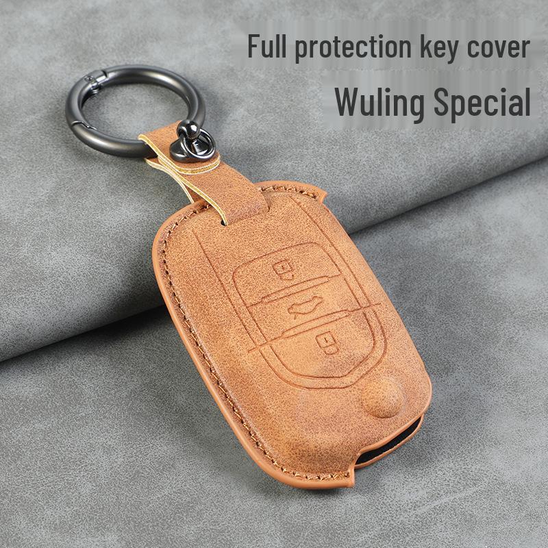 Wuling Hongguang Mini Macaron Key Cover for Women – Mini EV Car Key Protector