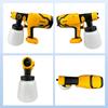 Paint Sprayer HVLP Sprays Guns with Nozzles and 3 Patterns for Furniture Cabinets Fence Wall Door Garden Chairs