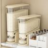 5/10KG Rice Storage Container Dry Food Dispenser Insect-Proof Rice Bucket Large Capacity Cereal Storage Box for Home Kitchen