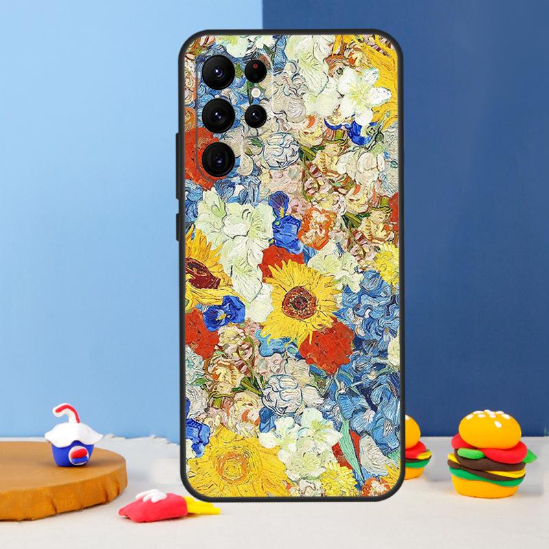 Van Gogh Oil Art Painting Phone Case For Samsung Galaxy S25 Ultra S9 S10 S20 S22 S21 FE S23 Plus S24 Ultra Cover Coque