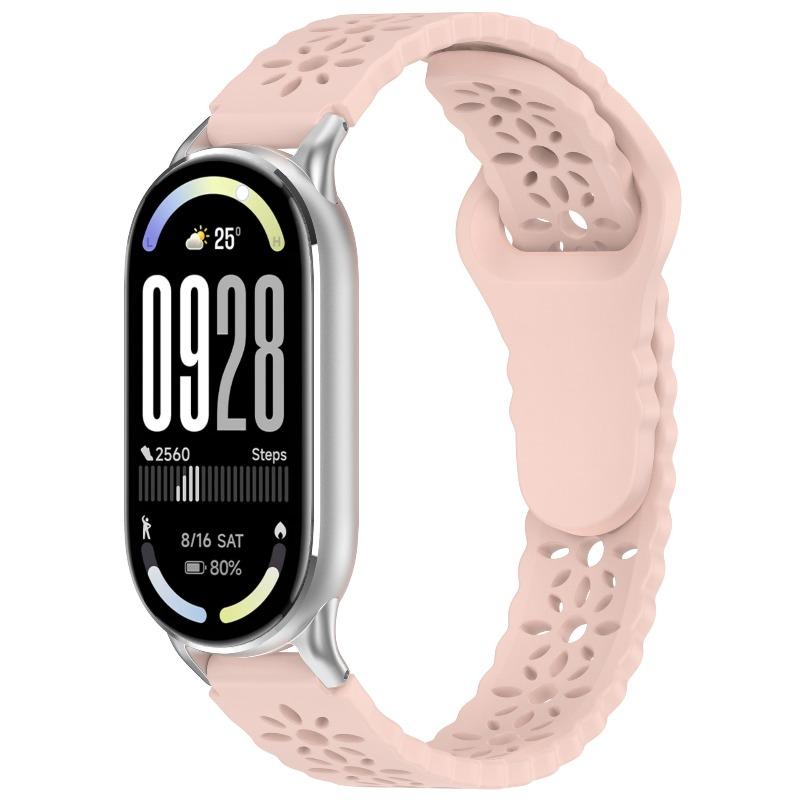 Silicone Strap for Xiaomi Mi Band 10 9 8 NFC Sport Rubber Bracelet Wristband Correa Xiaomi Smart Band 8 9 10 NFC Accessories