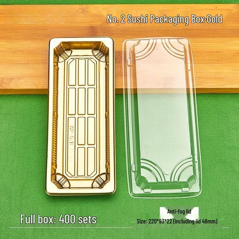 Shixun Golden Round High-Lid Anti-fog Sashimi Container