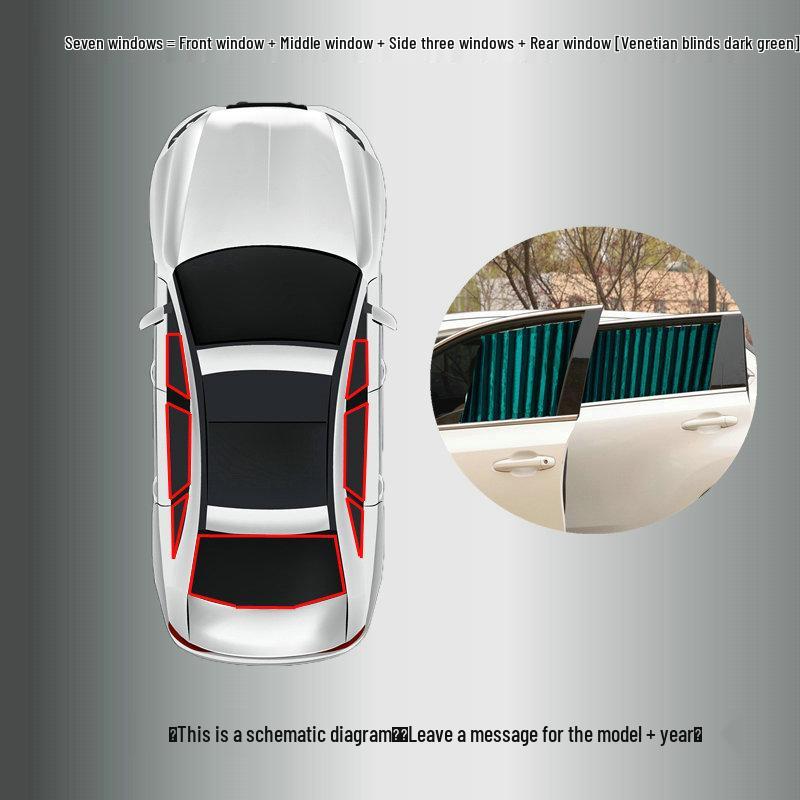 Volkswagen Tiguan L Interior Sunshade Curtain for Heat Insulation and Privacy