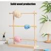 KX4B 3 Tiers Spool Holder Organizers Yarn Dispenser Ribbon Storage Organizers Rack