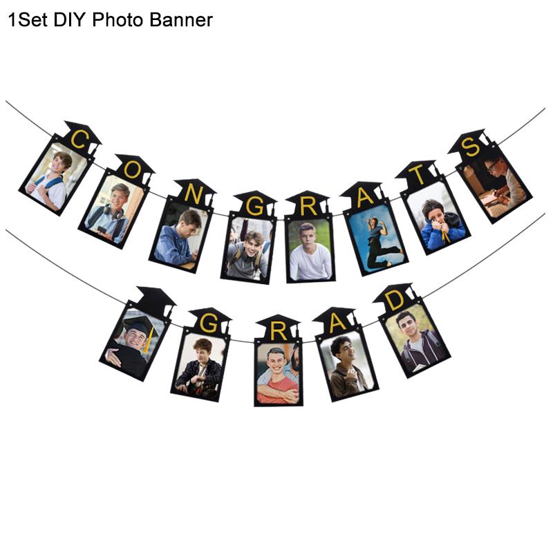 2024 Stupňovaná saténová šerpa Třpytivá korunka pro promoce Party Dekorace Balónky Rekvizity do fotobudky Potřeby pro bakaláře