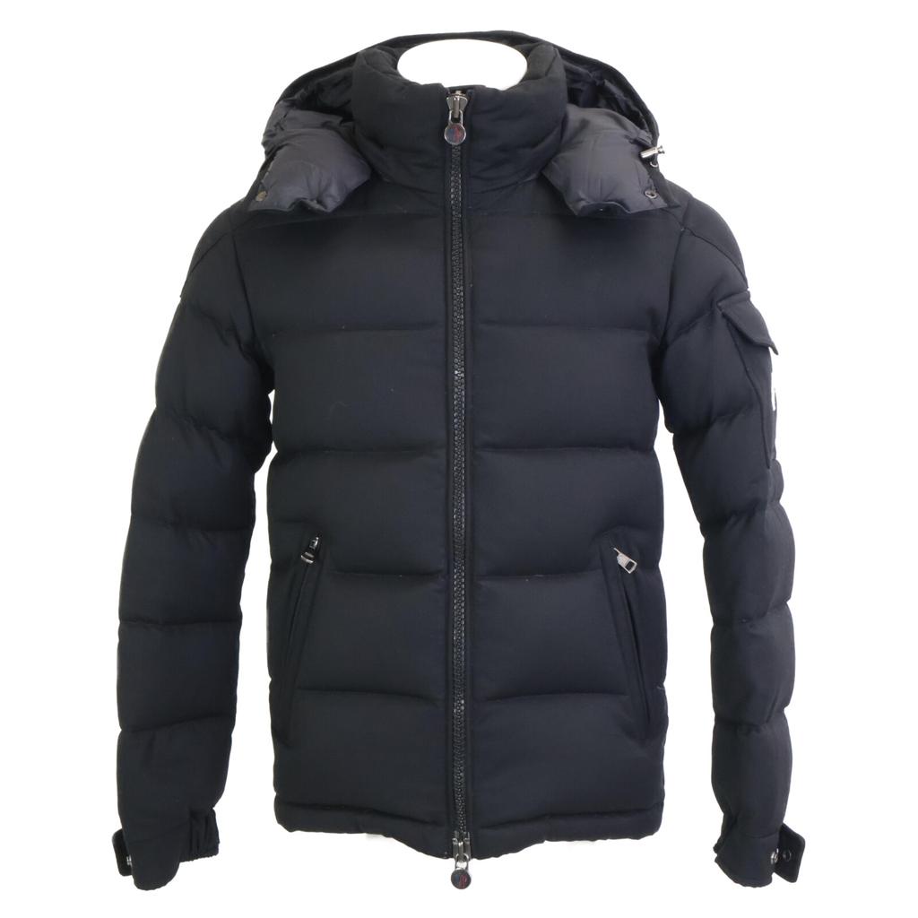 Moncler Im Inland autorisierte Montgenevre Daunenjacke Jacke 0 schwarzGebraucht
