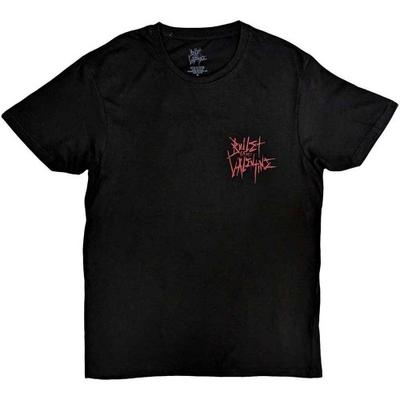 Bullet For My Valentine Camiseta unisex con estampado floral en la espalda para adultos