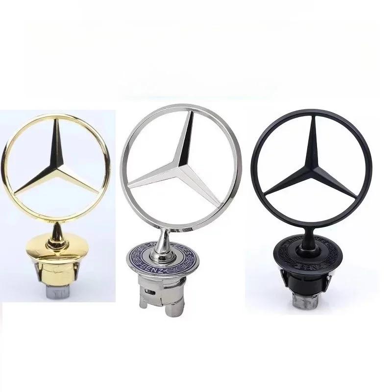 Accessoires Emblème Badge Capot Avant Voiture Alliage de Zinc Chaud Mercedes Benz AMG W213 W223 W240 W212 W222 W221 W211 W220 W210 W207 W140