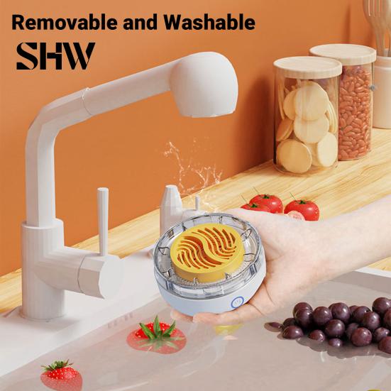 Multifunctionele Voedselreiniger Fruit- en Groentewasmachine, Draagbare Draadloze Productenreiniger, Waterdicht Apparaat voor Fruit Groenten Vlees