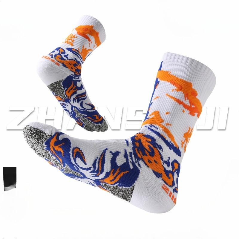 Șosete de baschet, Tălpi prosop pentru bărbați, Șosete sport groase de lungime medie pentru alergare, Versatile de lungime medie pentru toate sezoanele, Rezistente la uzură