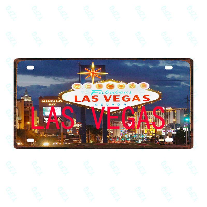 30X15cm City County Sign Plaque Metal Vintage Travel Souvenir Wall Home Cafe Shop Restaurant Decoration  Poster Cuadros DC-0085B