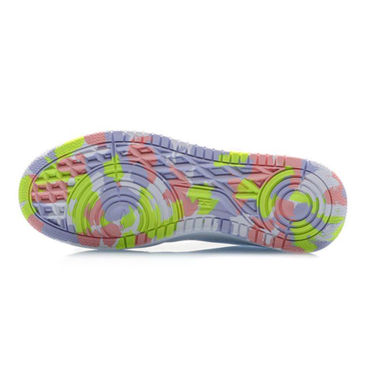 Li Ning Leather Cushioning Slip Resistant Abrasion Resistant Cushioning Slip Resistant Abrasion Resistant Low Top AGCP362-1