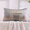 VIKAMA Elegant Geometric Pattern Cushion Cover Home Decor Cushion Cover Sofa Decorative Cushion Cover Bedroom Pillowcase