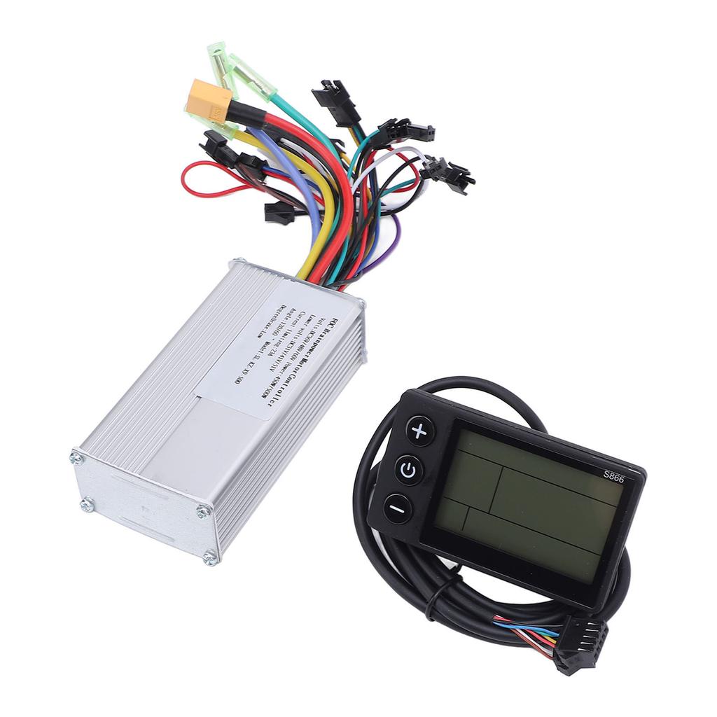 Electric Brushless Controller Kit 36V 48V 60V 450W 500W Sine Wave Aluminum Alloy Electric Controller with S866 LCD