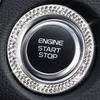 1pc Rhinestone Decor Glass Car One-button Start Decoration Ring