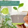 12 Pcs Plant Nursery Pots with Humidity Dome and Labels Drainage Hole Flowerpot Plastic Grow Box For Garden Plants Transplant
