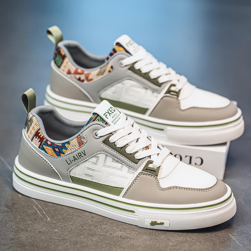 

Mesh casual men s shoes 2025 new low-top lace-up spring and summer mesh thin comfortable and lightweight trendy shoes sports shoe board 44