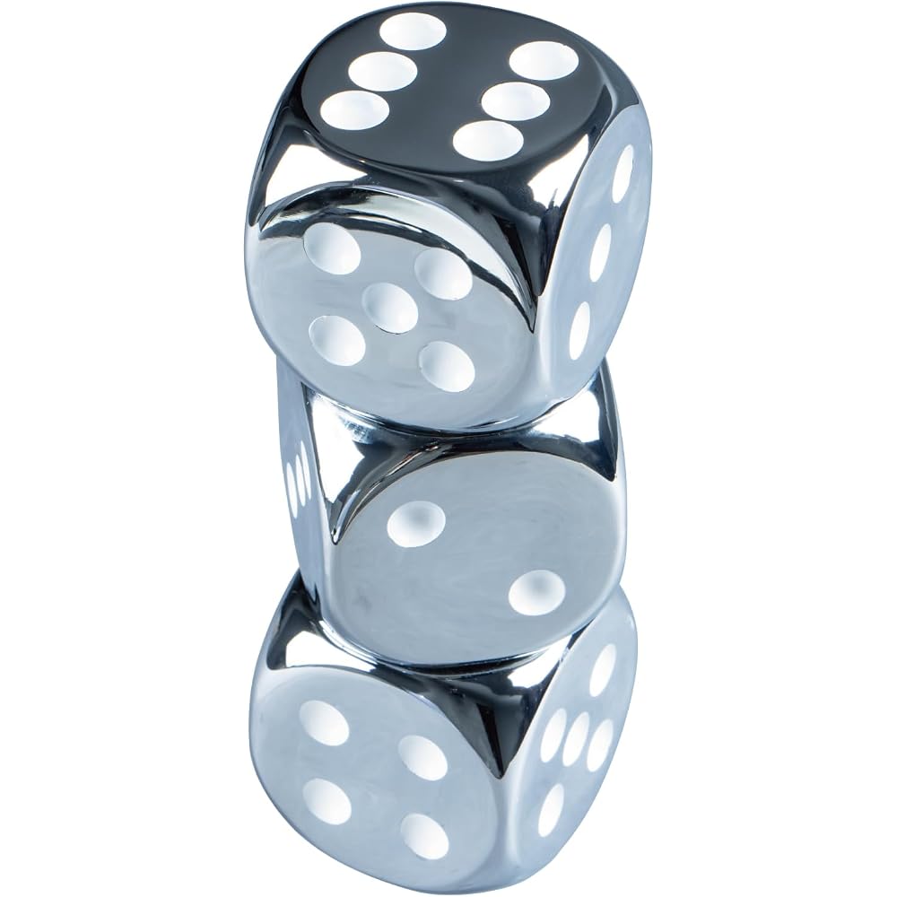 Jet Inoue Dice Shift Knob 3-Row Silver 3AD 561689