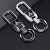 Car Metal Key Rings Key Chain Pendant Keychain Holder For Outlander Lancer ASX Eclipse L200 Pajero Delica EVO Attrage