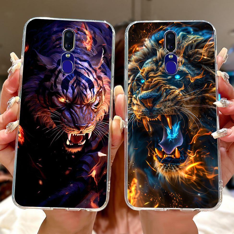 For Oppo F11 Case Clear Luxury Cute Cat Fashion Flower Funny Cool Painted Soft Back Cover For OppoF11 Phone Case CPH1913 CPH1911