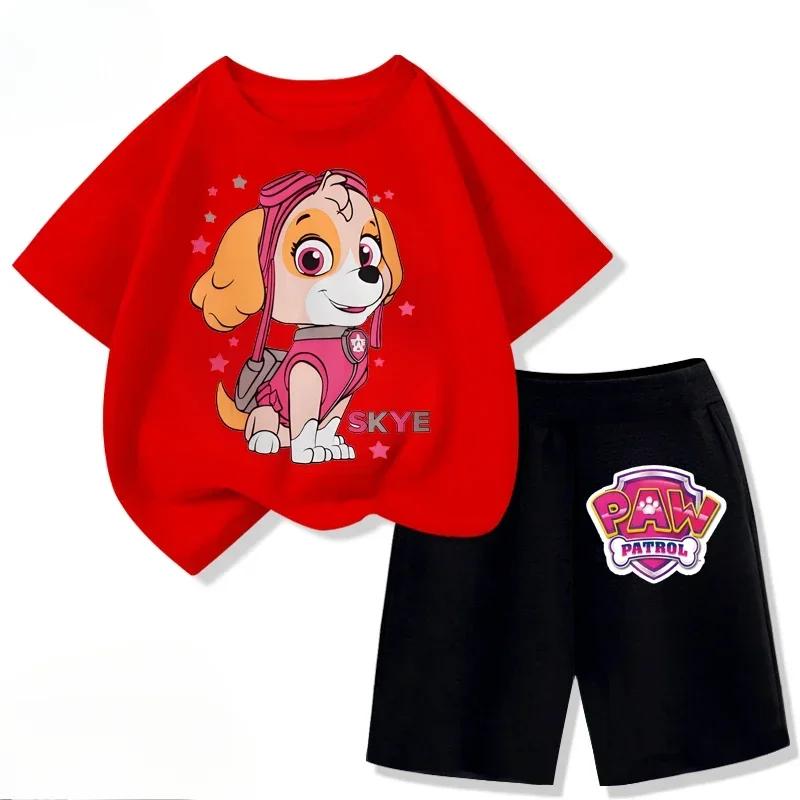 2026 Children's Casual Wear Summer New Set Children's Short-Sleeve Top and Shorts Two-Piece Set