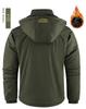 Plus Size Men's Winter Down Jacket - Fleece Lined, Windproof, Warm, Suitable for Fishing, Mountaineering, Cycling, and Other Outdoor Activities.