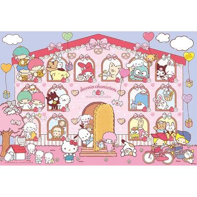 [Made In Japan] Beverly 300-piece Jigsaw Puzzle Sanrio Characters Sweet House (26 X 38 Cm) 83-120