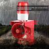 Wasserdichte Industrie Sicherheits Ton- und Licht-Sirene Warn Sprachalarm Hupe Summer
