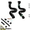 150cm Long Black Gutter Downspout Extensions Flexible Drain Downspout Extender Spout Rainwater Drainage Tool 2Pcs