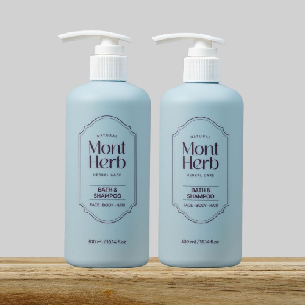 Montherb Atopy Bath Shampoo 300ml + 300ml NONE