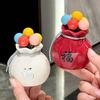 Creative Fu Bag-shaped Fruit Fork Set Rustproof Anti-scald Blessing Bag Fruit Fork Storage Set Ceramic Jar Food Grade