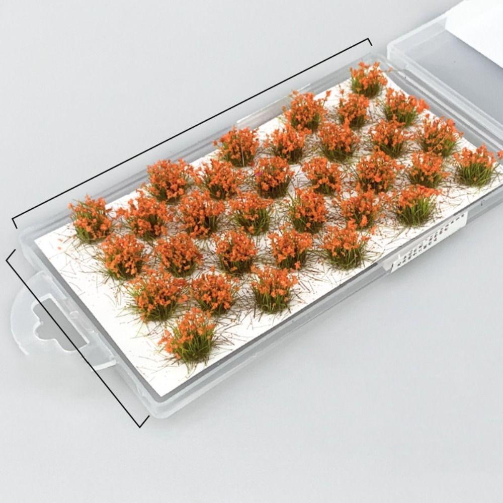 Simulation Small Grass Model Diy Building Static Tuft Toys Miniature Flower Cluster Sand Table